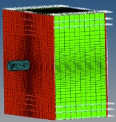 Impact finite element model